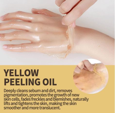 Peeling Oil for Facial & Body Exfolianting - Dead Skin Remover with Gentle Formula for All Skin Type