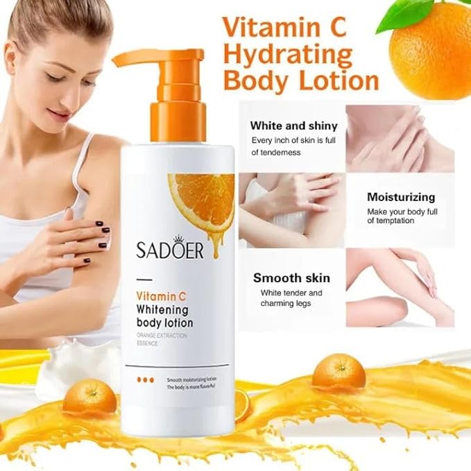 SADOER vitamin C Whitening body Lotion 250ml (Original Import)