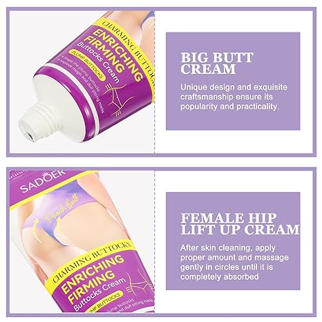 Hip Care Hip Care  big butt cream Hip Cream Butt Enhancement Cream Butt Firming Tightening Body Cream Buttocks Lifter Massage Cream for Women hip care Girls