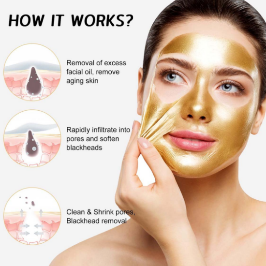 (Buy 1 Get 1 Free) Golden Collagen peel off mask