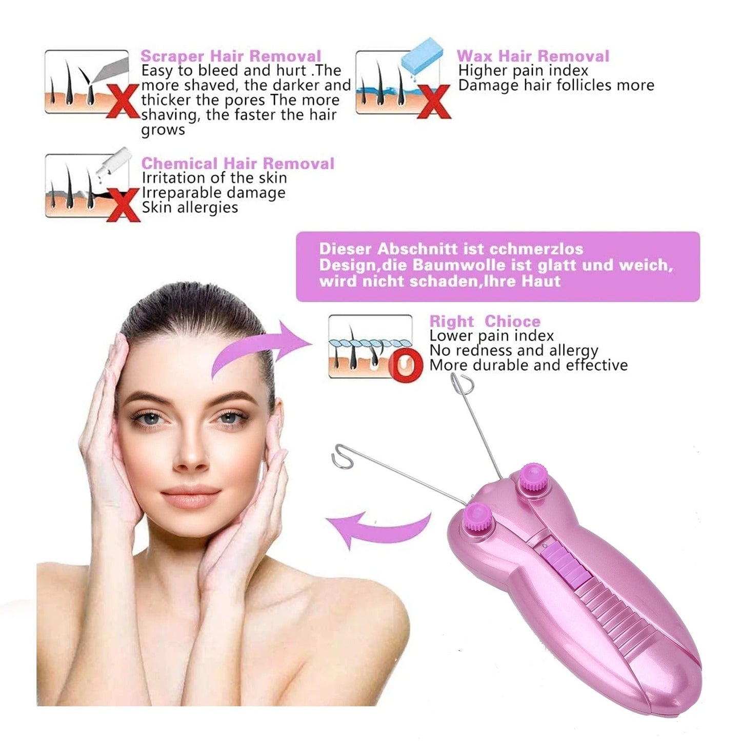 Electric Body Hair Remover