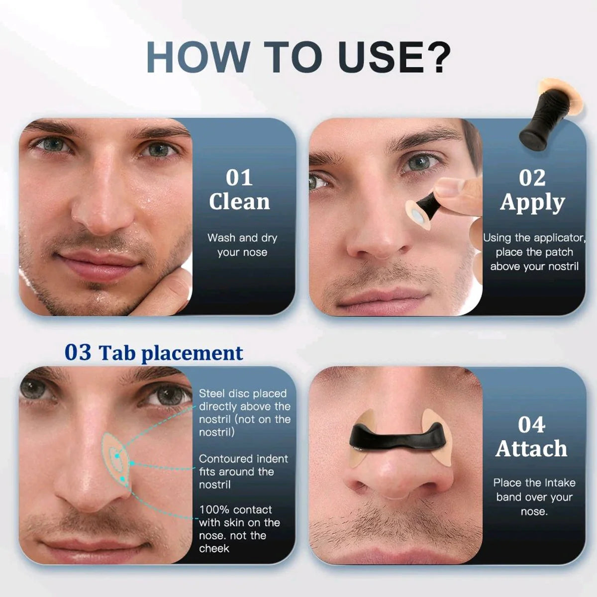 Nasal Breathing Dilator Anti-Snoring Strips Kit