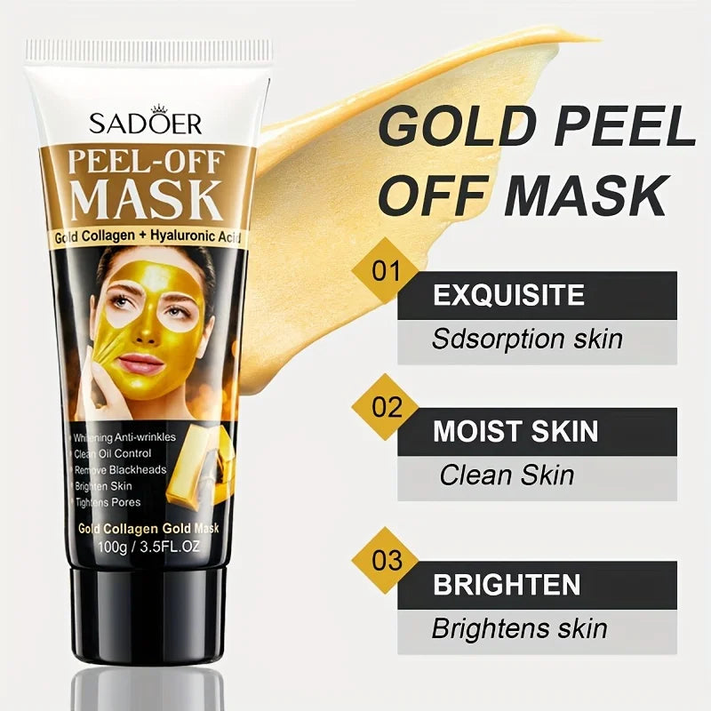 (Buy 1 Get 1 Free) Golden Collagen peel off mask