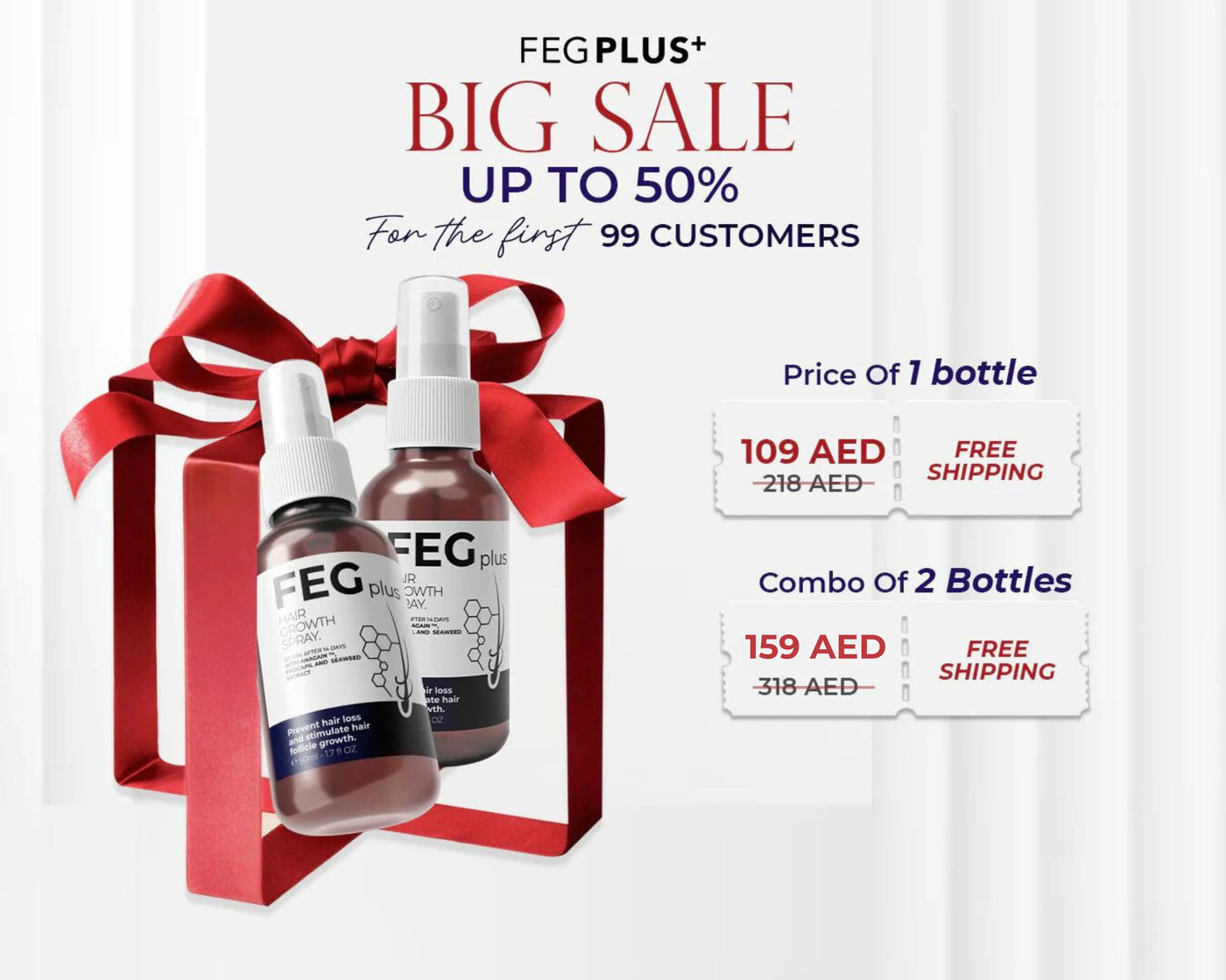 FEG Plus Hair Growth Spray ( Original Import )