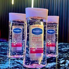 Vaseline VITAMIN B3 Body Oil Healthy even tone and Glowing skin ( Original 100% import )